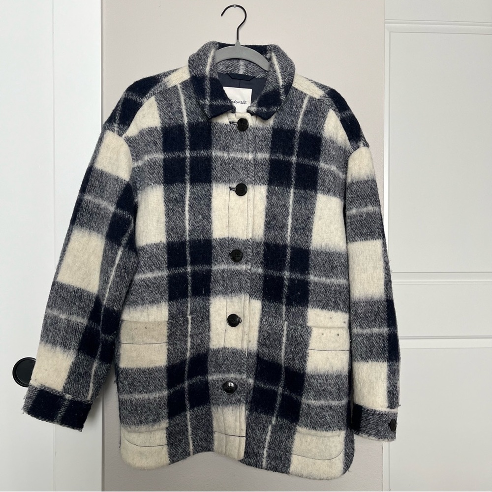 Plaid Madewell Peacoat